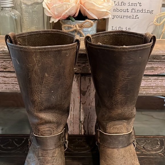 Killer FRYE Harness 12R Color GAUCHO Women’s Motorcycle Boots 9 - Picture 7 of 12